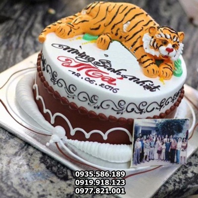 Bánh thôi nôi - đầy tháng con hổ - tuổi Dần - Tiệm bánh MiaCake Đà Nẵng