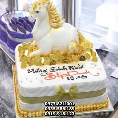 Bánh sinh nhật tạo hình 3d con ngựa tuổi ngọ đáng yêu tặng bé trai | Bánh  Kem Ngộ Nghĩnh