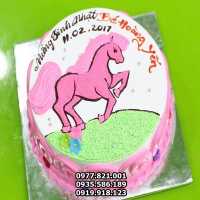 BCG142 420K - Bánh sinh nhật tuổi Ngọ, Bánh kem hình con Ngựa