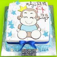 BCG56 480K - Bánh sinh nhật tuổi Thân, Bánh kem hình con Khỉ