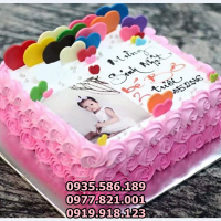 BBG29 550K Bánh sinh nhật in hình ảnh tặng bé gái